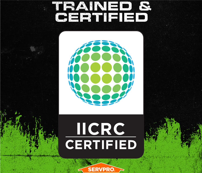 IICRC logo trained and certified
